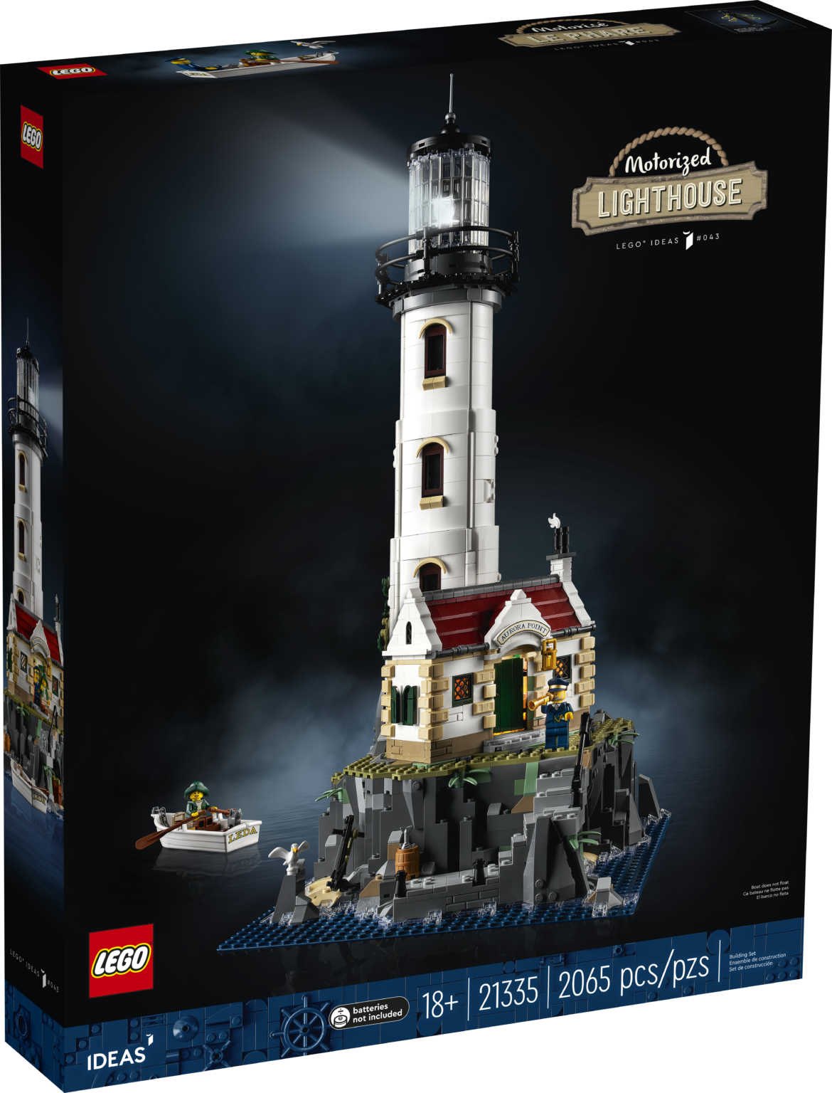リアルな光を照らす”灯台”が大人レゴで登場！「レゴ(R) アイデア 灯台 (モーター付き）」2022年9月1日発売 – おもちゃのニュース